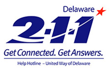 Image of the 211 Help Hotline logo