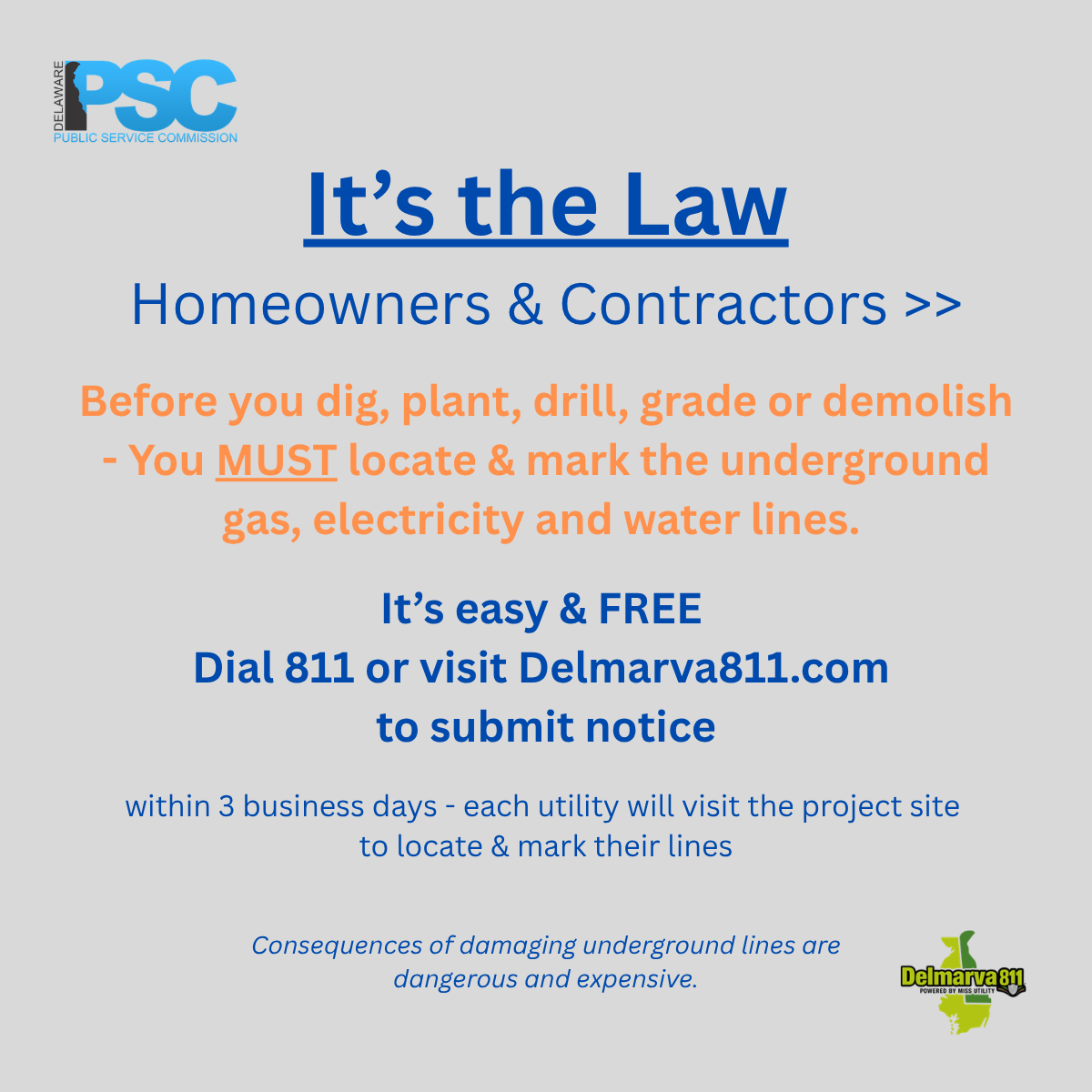 Not all utility disruptions are created equal. Dial before you dig.